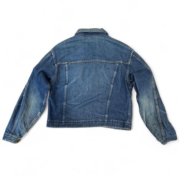 Vintage 1960s Gauchos Selvedge Denim Jacket Distressed Blue - Picture 5 of 8